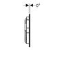 Geberit betjeningsplade Sigma40 square messing