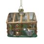 Nordic Winter julekugle drivhus glas guld