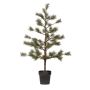 Nordic Winter kunstigt fyrretræ i potte m/100 LED-lys 120 cm
