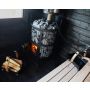 Harvia brændefyret saunaovn Legend 240 sort