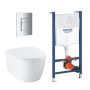 Grohe Start Round sampak cisterne/trykplade/toilet/sæde