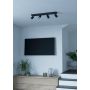 Eglo LED-spotskinne Melitello-Z sort L68 cm