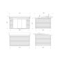 Palmako udestue Ines Slide ubehandlet 11,1 m²
