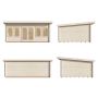 Palmako hytte Lisa ubehandlet nordisk gran 19,4 m²
