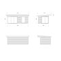 Palmako udestue Andrea Slide ubehandlet 17,1 m²