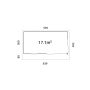 Palmako udestue Andrea Slide Plus ubehandlet 17,1 m²