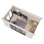 Palmako udestue Grace Slide Plus ubehandlet 14,1 m²