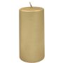 Bloklys guld metallic 15 cm