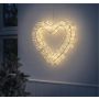Veli Line hjerte med lys 960 micro LED