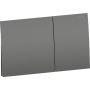 Geberit betjeningsplade Sigma 70 square sort krom
