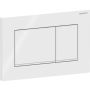 Geberit betjeningsplade Sigma 20 square hvid mat blank