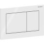 Geberit betjeningsplade Omega 20 square hvid blank mat