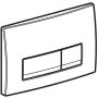Geberit betjeningsplade Delta 50 square sort