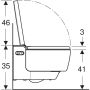Geberit douchetoilet AquaClean Mera Classic hvid