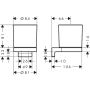 Hansgrohe tandkrus Addstoris S mat sort
