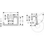 Hansgrohe toiletrulleholder Addstoris S mat sort