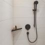 Hansgrohe brusehylde Addstoris mat sort