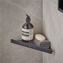 Hansgrohe brusehylde Addstoris mat sort