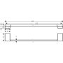 Hansgrohe håndklædeholder Addstoris 65 cm krom