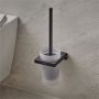 Hansgrohe toiletbørste med holder Addstoris mat sort