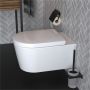 Hansgrohe toiletbørste med holder Addstoris mat sort