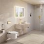 Hansgrohe toiletrulleholder m. hylde Addstoris bronze