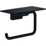 Hansgrohe toiletrulleholder m. hylde Addstoris mat sort