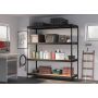 Regalux tunglastreol 280 kg 180x160x60 cm sort