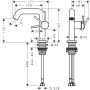 Hansgrohe håndvaskarmatur Tecturis S 110 krom