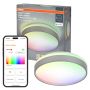 Osram loftlampe Smart+ Matter Gisela sølv LED Ø30 cm