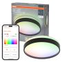 Osram loftlampe Smart+ Matter Gisela sort LED Ø30 cm