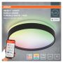 Osram loftlampe Smart+ Matter Gisela sort LED Ø30 cm
