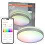 Osram loftlampe Smart+ Matter Gisela sølv LED Ø38,5 cm