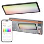 Osram lysarmatur Smart+ Matter Slim sort LED 58x20 cm