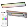 Osram lysarmatur Smart+ Matter Slim sort LED 98x20 cm