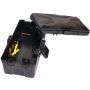 Safety box medium IP54 sort 26x15x9,3 cm