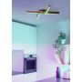 Eglo loftlampe Folcino-Z sort/bronze LED L64 cm