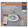 Osram indbygningsspot Smart Mat Spot GU10 hvid Ø8,5 cm