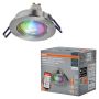 Osram indbygningsspot Smart Mat Spot GU10 nikkel Ø8,5 cm