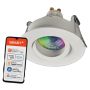 Osram indbygningsspot Smart Mat GU10 hvid Ø8,5 cm
