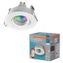 Osram indbygningsspot Smart Mat GU10 hvid Ø8,5 cm