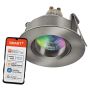Osram indbygningsspot Smart Mat GU10 nikkel Ø8,5 cm