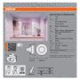 Osram indbygningsspot Smart Mat GU10 krom Ø8,5 cm