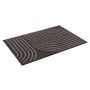 Dørmåtte Miabella sort linje 150x50 cm