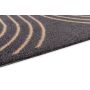 Dørmåtte Miabella sort linje 150x50 cm