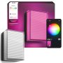 Philips Hue undendørs væglampe Semeru LED H18 cm sort