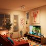 Philips spotskinne smart lighting X3 hvid GU10 L44 cm