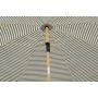 Strandparasol Ø200xH200 cm grøn/creme
