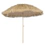 Strandparasol Ø180xH203 cm natur/teak look