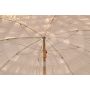 Strandparasol Ø180xH203 cm natur/teak look